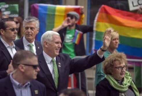 Mike Pence has a canny political idea: Say nice things about LGBTQ people
