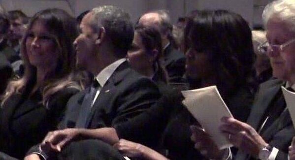 Melania Trump looked happy for a moment & Trump is probably pissed