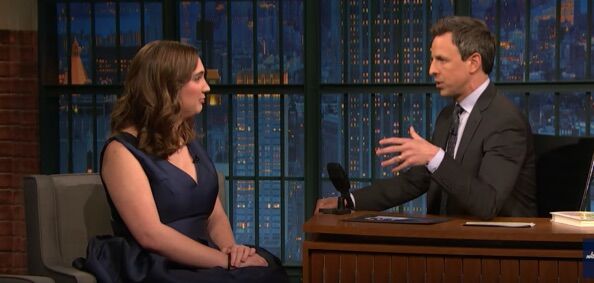 Trans activist Sarah McBride&#8217;s appearance on Seth Meyers&#8217; show is everything