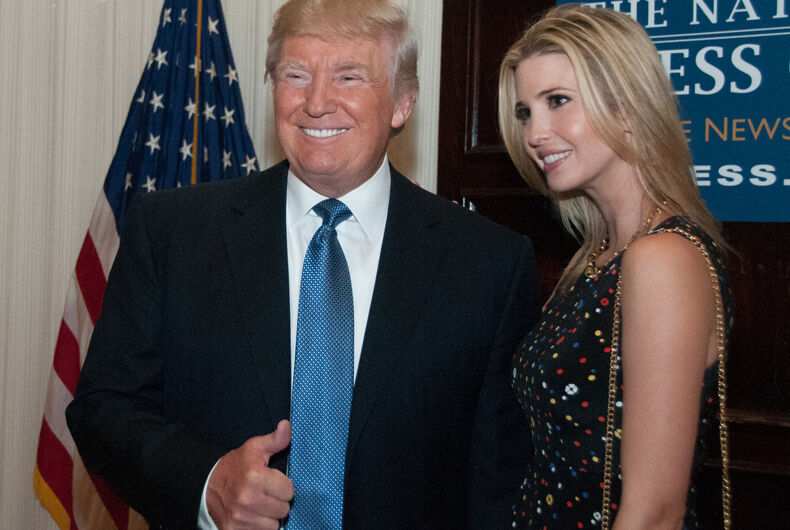 donald-ivanka-trump-thumbs-up Is there a President Ivanka in our future? Trump’s daughter is his heir apparent.