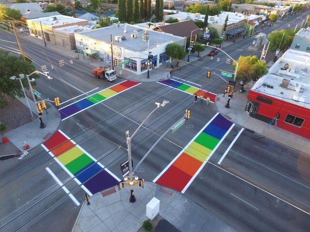 Phoenix is latest metropolis to get LGBTQ pride rainbow crosswalks
