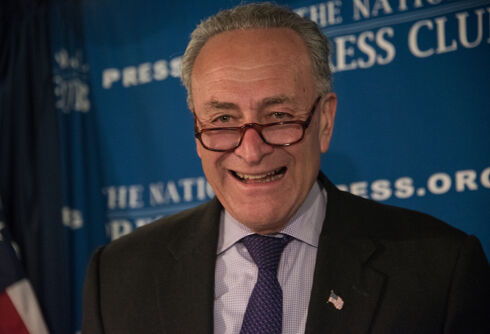 Schumer slow-walks marriage equality vote before midterms