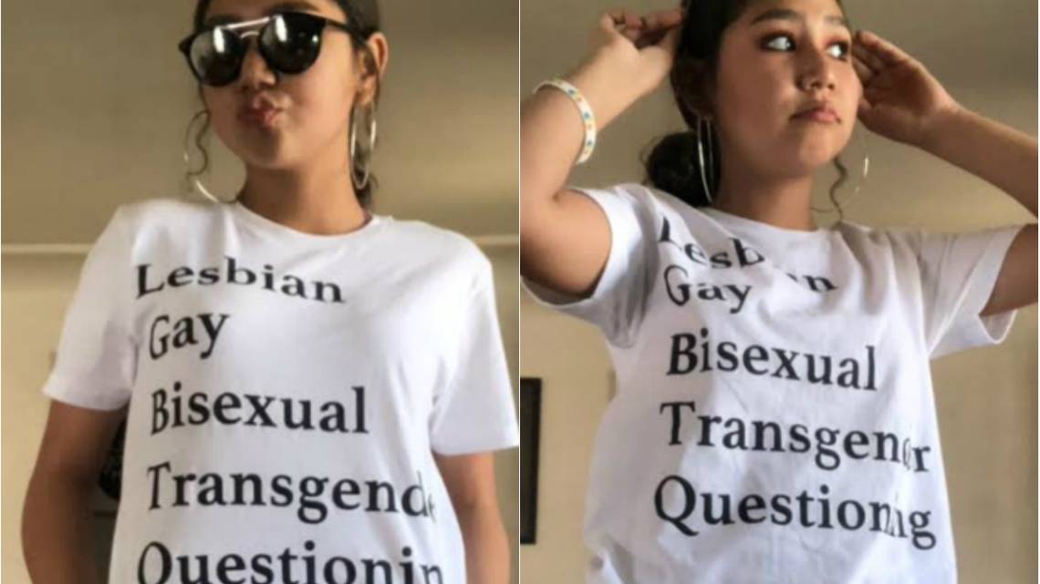 Student told to cover up her pro-LGBTQ T-shirt because it was &#8216;distracting&#8217;