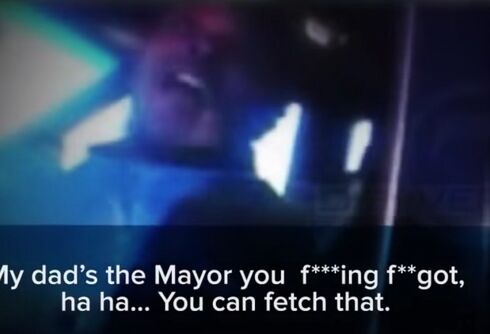 Denver mayor’s son calls cop a ‘fa**ot’ & threatens to get him fired
