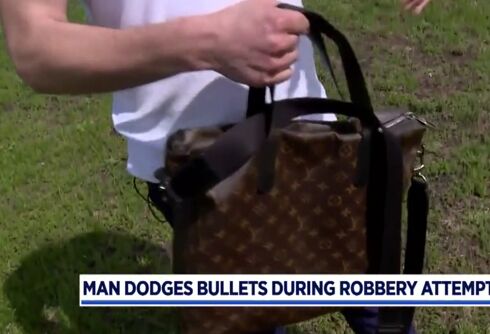 This fierce man dodged a mugger’s bullets to keep his Louis Vuitton bag