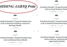 Trump ignores LGBTQ Pride proclamation in favor of ‘National Ocean Month’