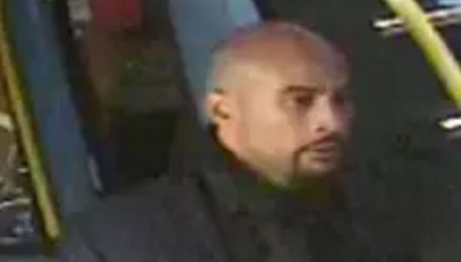CCTV image of a suspect in a Central London homosphobic attack