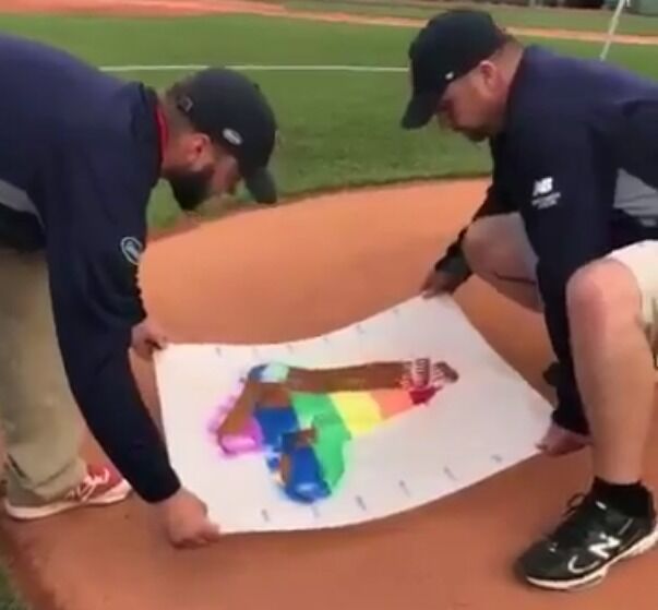 red sox pride hat
