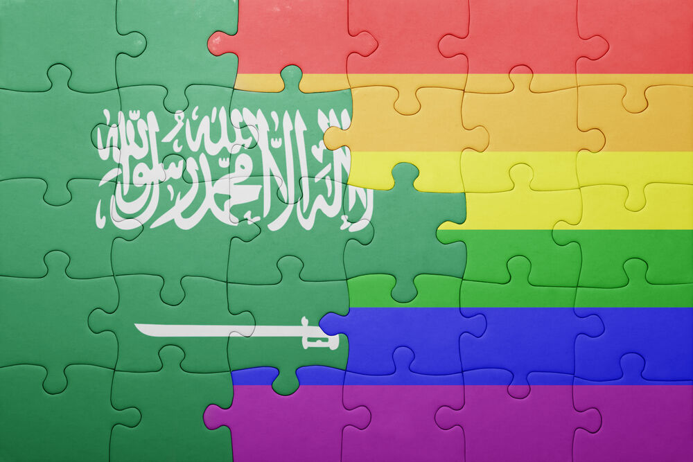 Will Saudia Arabia S Liberalization Ever Include LGBT People LGBTQ   Saudi Arabia Rainbow Flag 