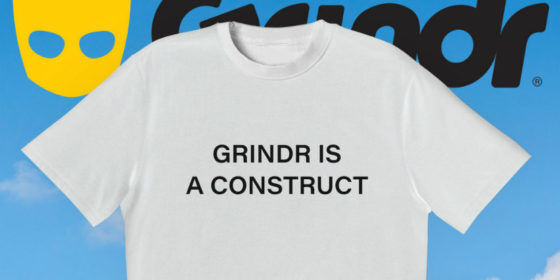 Grindr is selling a "Gender is a construct" t-shirt to troll gay Trump supporter Chadwick Moore. All proceeds will be donated to the National Center for Transgender Equality.