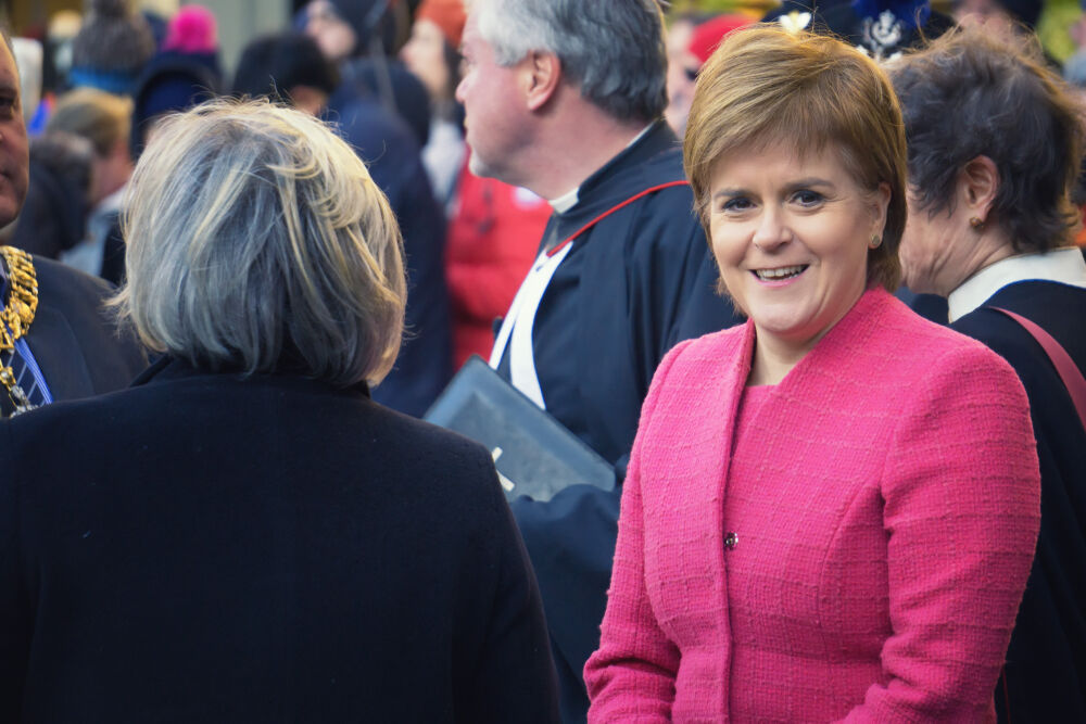 NOVEMBER 29, 2017 : Nicola Sturgeon attending a service for Dr Elsie Inglis's memorial in St Giles Cathedral in Edinburgh.