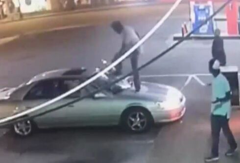 A man destroyed a lesbian’s car & attacked her after she rejected him