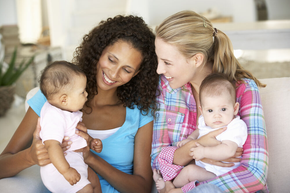 Study shows lesbian moms raise children just as healthy as mixed-gender parents