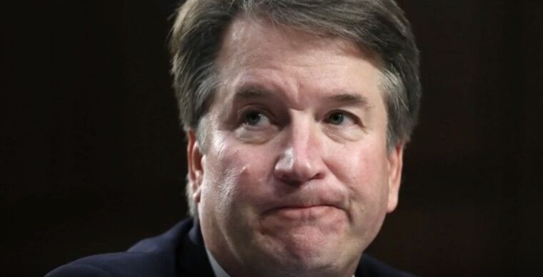 Brett Kavanaugh frowns