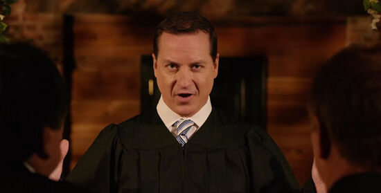 Screen capture of Bruce Raauner's ad, "Unholy Union"