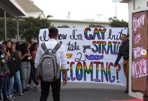 This gay teen asked the straight captain of the football team to homecoming