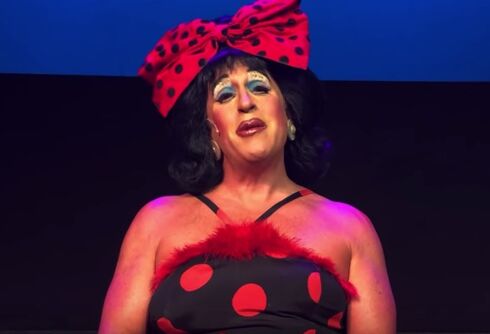 This drag queen broke character & it brought the audience to tears