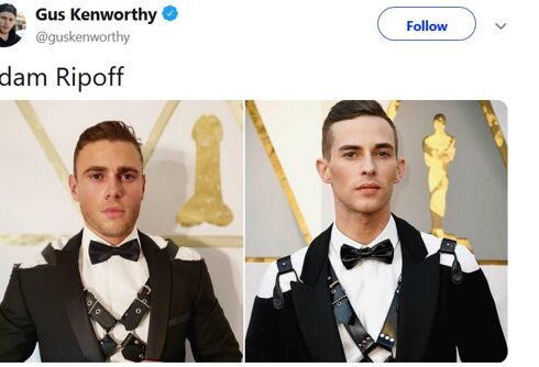 Gus Kenworthy wins Halloween with his Adam Rippon knockoff costume