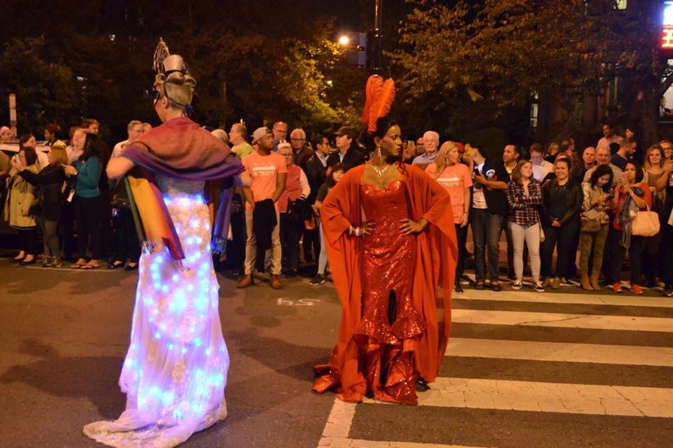 Queens parade during the 2017 High Heel Race in DC