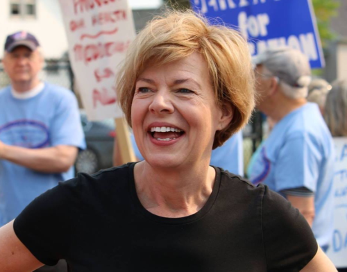 Senator Tammy Baldwin (WI) is an important woman in lesbian history
