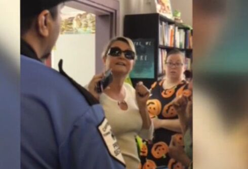 Christian woman terrifies kids when she crashes children’s story time to yell anti-gay slurs