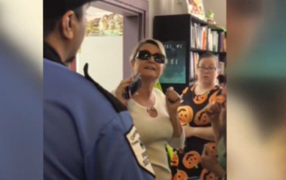 Genevieve Peters interrupted Drag Queen Story Time.