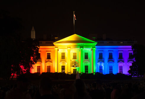 What happened inside the White House on the day the Supreme Court legalized same-sex marriage?