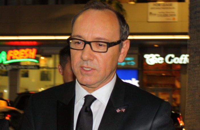 Kevin Spacey with glasses