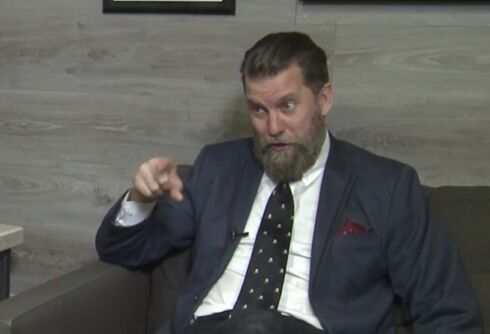 Hate group founder Gavin McInnes’ wife threatens to sue neighbors over anti-hate signs