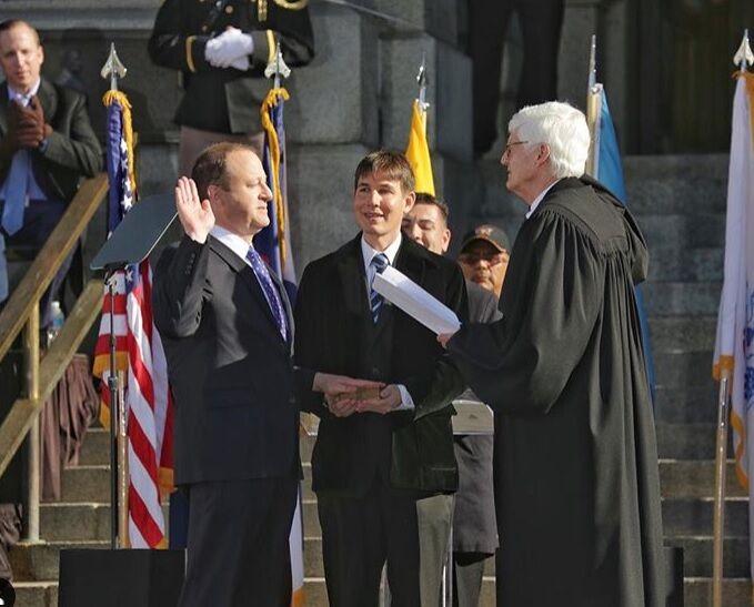 America’s first gay elected governor was sworn in & LGBTQ people celebrated with him