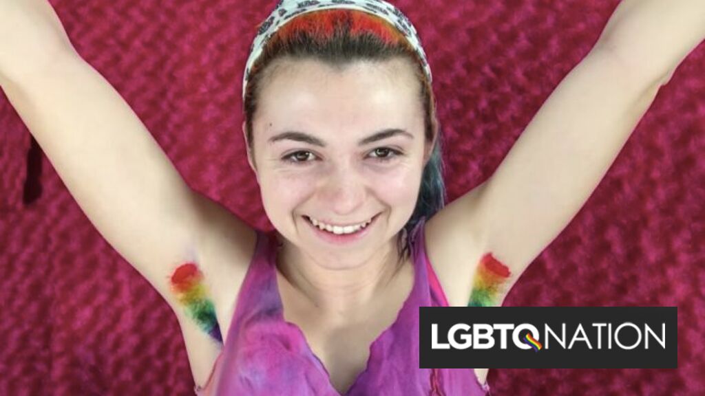 Heres Why Some Women Are Dyeing Their Armpit Hair In Rainbow Colors 