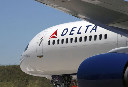 A Delta airplane