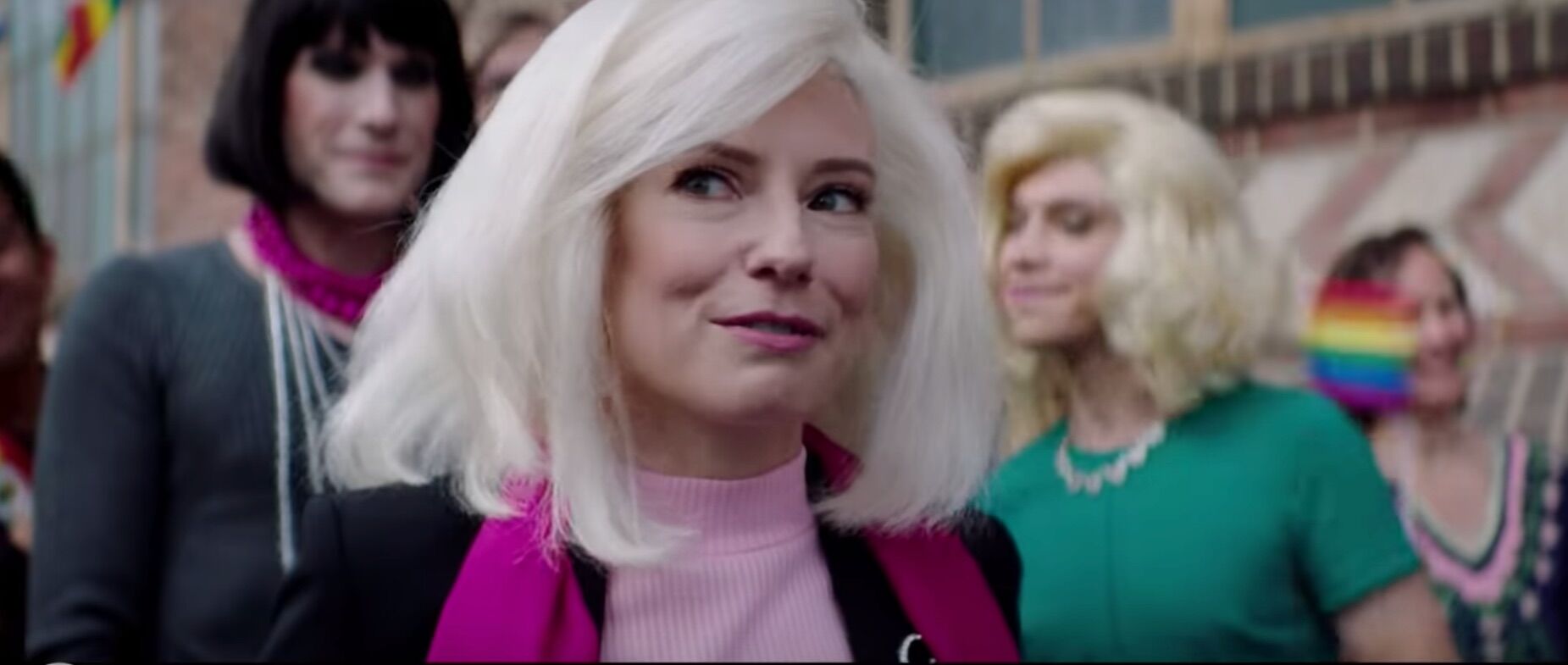 Actress Sugar Lyn Beard portrays Edie Windsor in Drunk History's version of the battle to win marriage equality.
