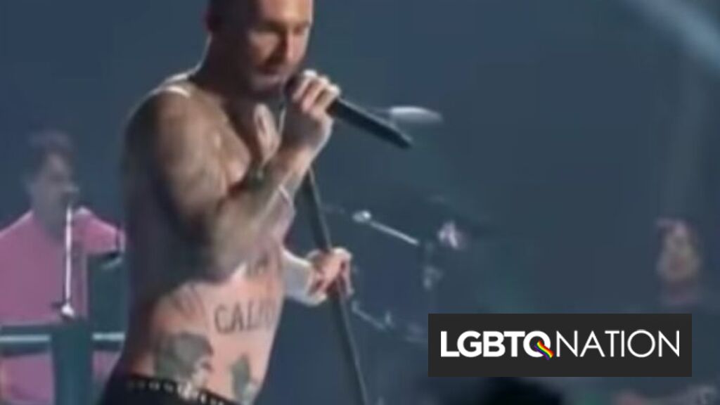1024px x 576px - Adam Levine's nipples are the most talked about part of the Super Bowl /  LGBTQ Nation