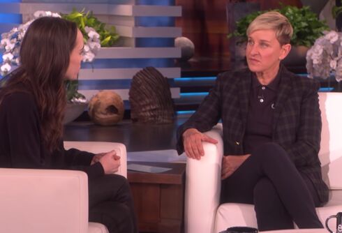 Ellen DeGeneres talked about LGBTQ issues with Ellen Page & their contrast is striking