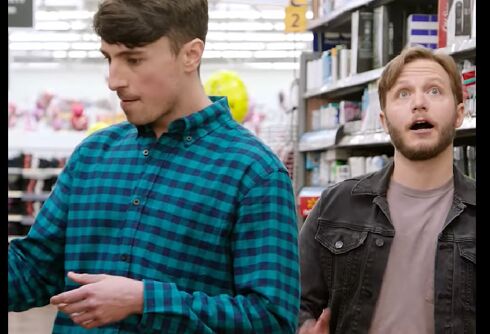 Walmart made a cute ad about a gay couple dating at a store. The right is outraged.