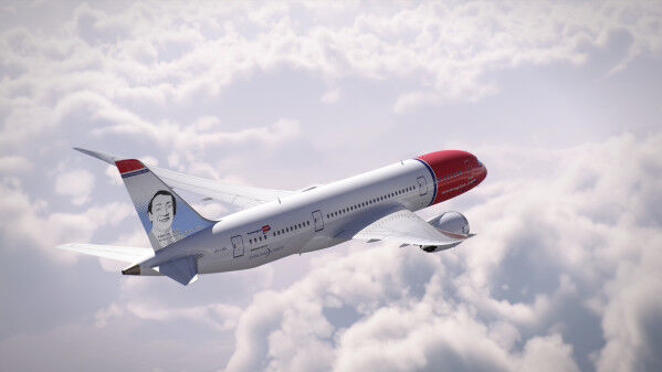 A new Norwegian Air jumbo jet will feature Harvey Milk's face on the tail fin.