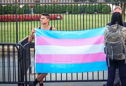 Dear President Biden: I created the trans flag. Please tell our embassies to fly it.