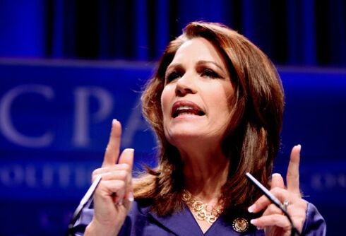 Michelle Bachmann claims her vote was stolen by Satan