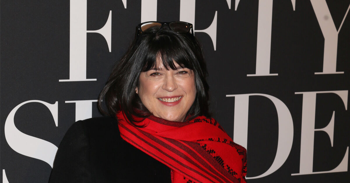 Author E.L. James attends a screening of "Fifty Shades of Grey" at the Ziegfeld Theatre on February 5, 2015 in New York.