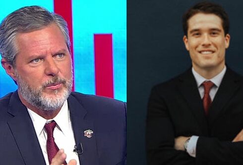 Was notorious homophobe Jerry Falwell Jr. blackmailed by his pool boy with ‘racy personal’ pics?