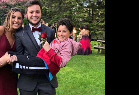 His teachers nominated him for Prom King. His classmates made sure he won the crown.
