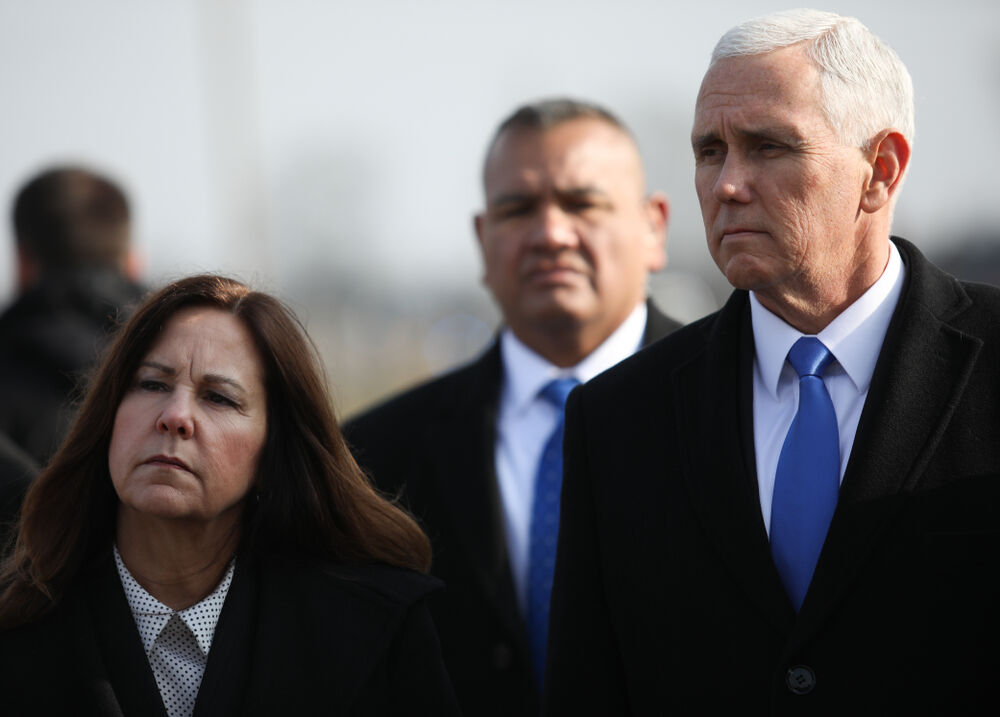 Karen and Vice President Mike Pence