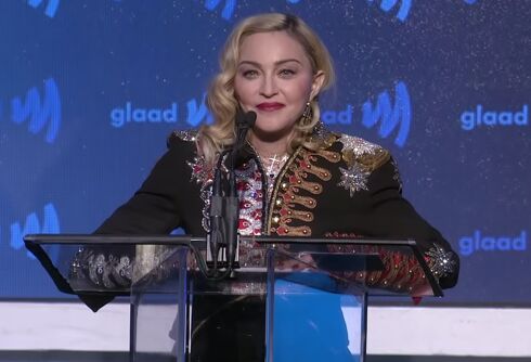 Madonna’s moving speech honoring her gay friends she lost to AIDS brought the room to tears