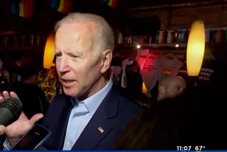 Joe Biden Dropped By The Stonewall Inn To Buy A Round Of Drinks Lgbtq