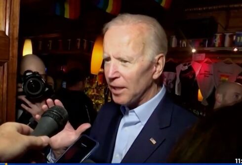 Joe Biden dropped by the Stonewall Inn to buy a round of drinks