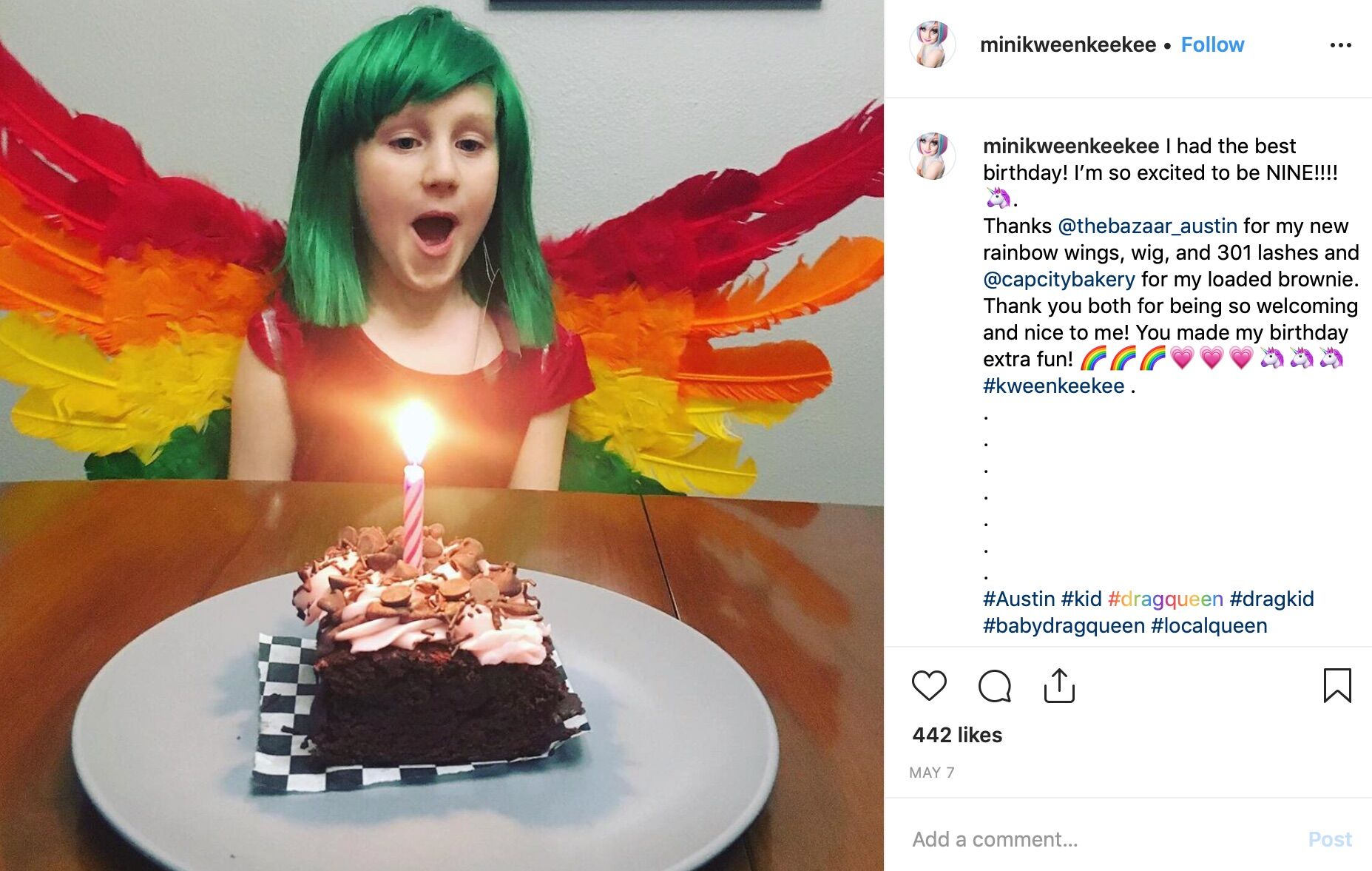 Kween Keekee celebrates her 9th birthday