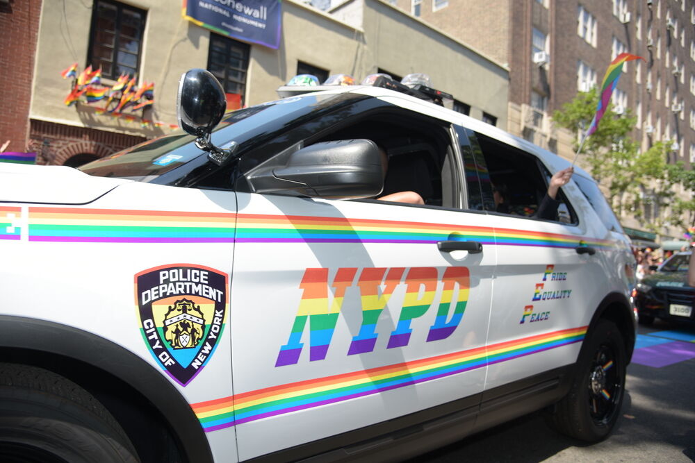 police gay pride nyc 2023