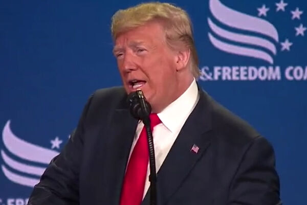 Donald Trump at the Faith & Freedom Coalition's conference