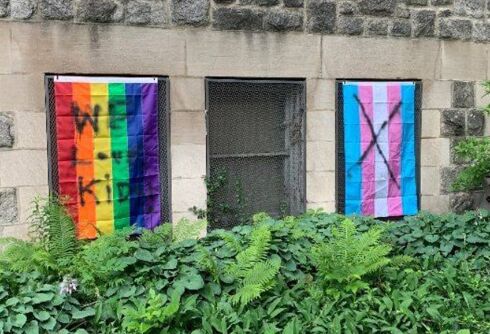 A church is getting sweet revenge against vandals who defaced their pride flags